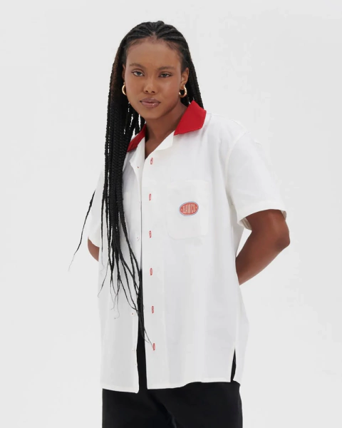 Camisa BAW Jhonnys Revival Station Off White