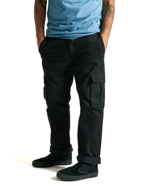 Calça Volcom Stranger Cargo Sarja Preta