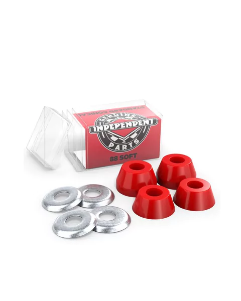 Amortecedor Independent Conical Cushions Soft 88A Vermelho