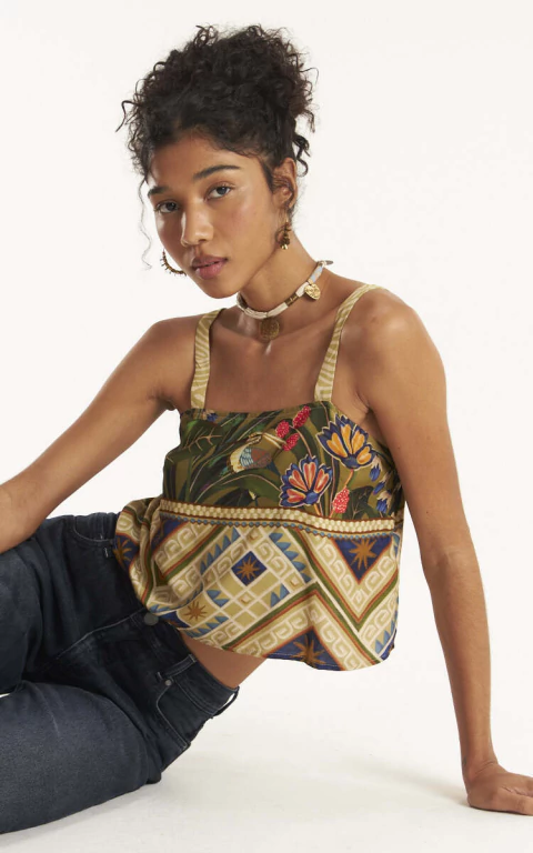 Blusa Cantão Alcinha Est Preciosa - comprar online