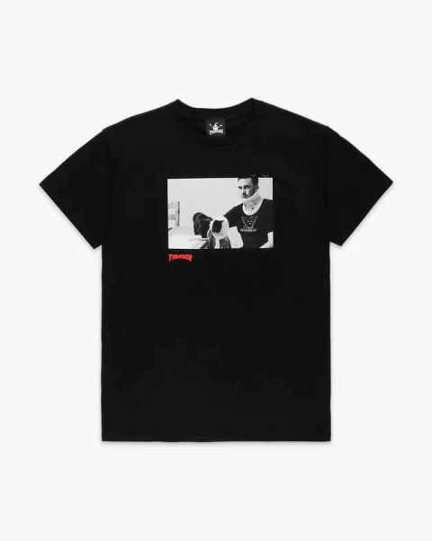 Camiseta Thrasher X Toy Machine Templeton By Brunett Preta