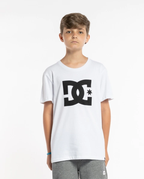 Camiseta DC Star Juvenil Branca