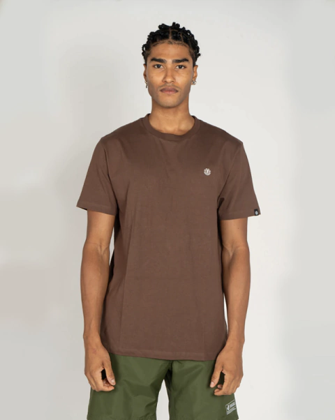 Camiseta Element Mini Emb Marrom - comprar online