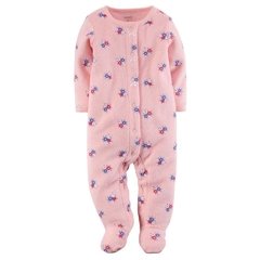 Pijama toallita floreado talle 6 meses
