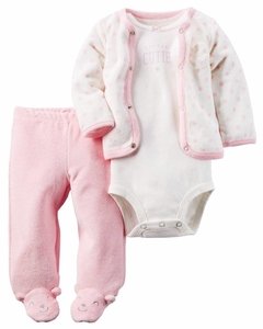 Pack 3 piezas toallita talle 9 meses