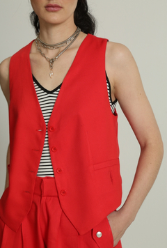 Chaleco Lena Rojo - comprar online