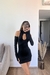 Vestido con Mangas Discontinuo