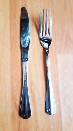 Faca sobremesa Euro Inox 12 peças - Stilo Inox Utensilios