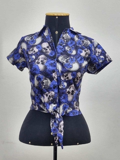 Cropped Skull Purple - CAF12 - comprar online
