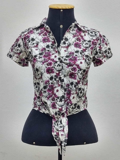 Cropped Skull Dark Purple - CAF08 na internet
