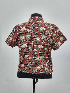 Cropped Skull Stripes - CAF23 - comprar online