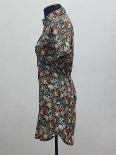 Vestido Skull Orange Flowers - VTC24 - comprar online