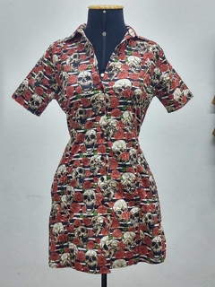 Vestido Skull Stripes - VTC13