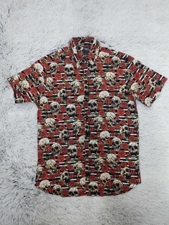 Camisa Skull Stripes - CAM11