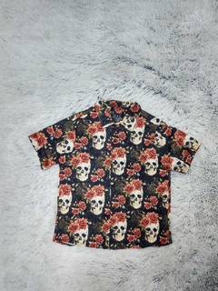 Camisa Manga Curta Infantil Skull Red - CAI03