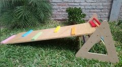 Triangulo de madera para trepar en internet