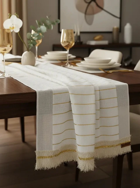 MESA-1024- CAMINO 37 X 230 GASA Y TUSOR LUREX
