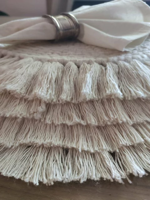 PACK X 6 INDIVIDUALES MACRAME