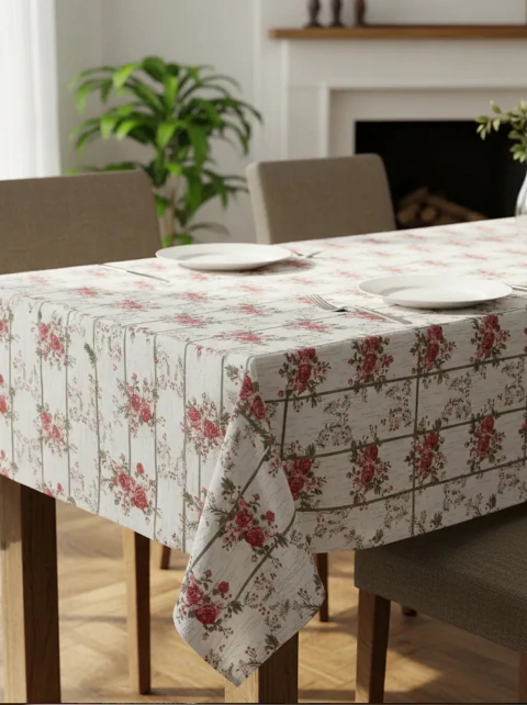 MESA-1031- MANTEL GABARDINA ROCOCO 1.90 X 1.50