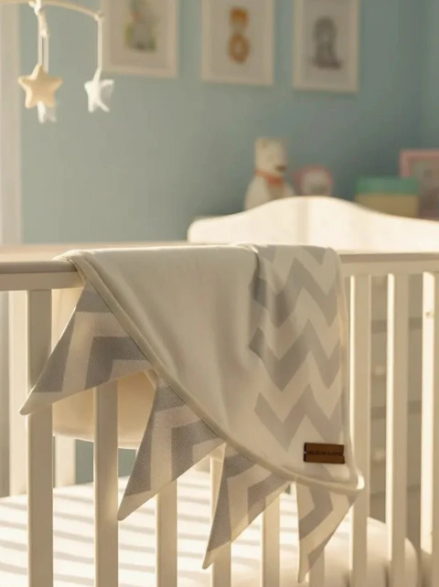 MANTA RECIBIDORA POLAR SOFT Y GABARDINA 90 x 70 - HILOS DE ENCANTO