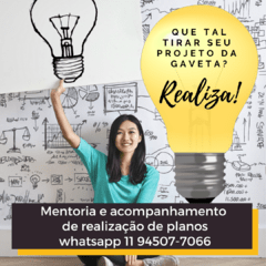 Mentoria e acompanhamento de realização de planos