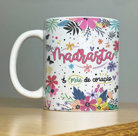 Caneca Madrasta Floral