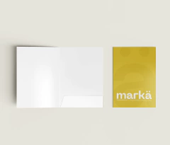 Carpeta (A4 - 21 x 30 cm) Simple faz, con solapa (blanca) en internet