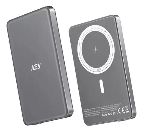 Cargador inalambrico Portatil 5000 mah IEY