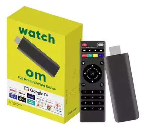Convertidor Smart Tv Watch Om Tv Stick Android 8gb 128gb