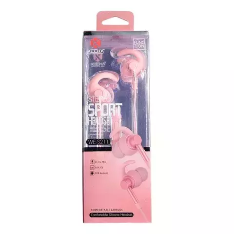 Auricular Sport Manos Libres Keeka We-s211 Rosa