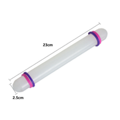 Palo De Amasar Antiadherente 23 Cm Silicona Reposteria