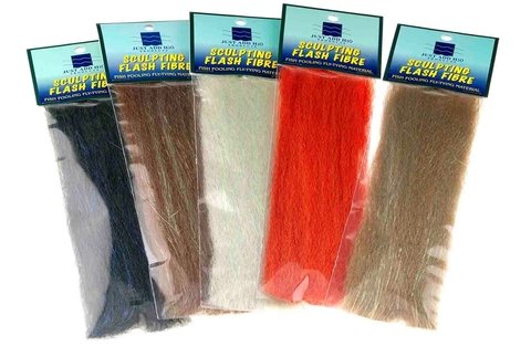 Fibras Sinteticas Sculpting Flash Fibre Black - The Fishient Group - Negra / Black