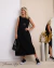 Vestido Regata Linho Alça Larga Midi - loja online