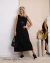 Vestido Regata Linho Alça Larga Midi - Hermosa Store