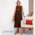 Vestido Regata Linho Alça Larga Midi
