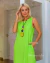 Vestido Regata Linho Alça Larga Midi - Hermosa Store