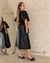 Vestido Midi Courino Botões na internet