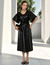 Vestido Midi Courino Botões