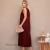 Vestido Regata Linho Alça Larga Midi - Hermosa Store