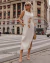 Vestido Regata Linho Alça Larga Midi