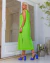 Vestido Regata Linho Alça Larga Midi - comprar online