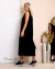 Vestido Regata Linho Alça Larga Midi na internet