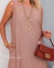 Vestido Midi Mocha Mousse Elegante Marant Social Clássico - Hermosa Store
