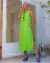 Vestido Regata Linho Alça Larga Midi - Hermosa Store