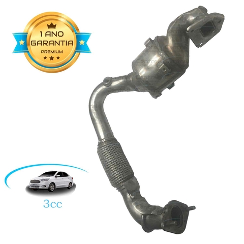 Catalisador Ka 3cc de 2015 a 2021 1.0 (C/ Flange) - Ford