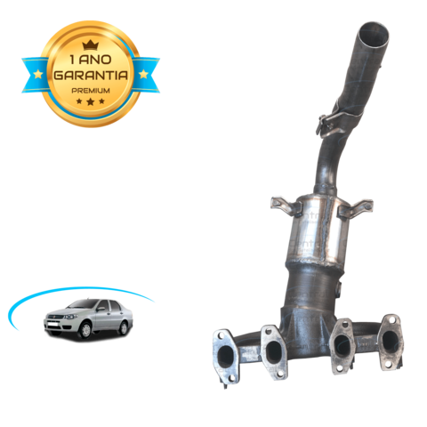 Catalisador Siena 1.3/1.4 FIRE de 2005 a 2008 - Fiat