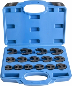 Set 15 Patas De Cuervo 8 A 24mm Encastre 3/8 Y 1/2 Ayr Tools