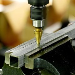 JUEGO 3 MECHAS ESCALONADAS BAÑO TITANIO DE 4 A 32MM KTI
