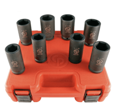 CAJA 8 TUBOS DE ALTO IMPACTO DE 1" A 1-1/2" CHICAGO PNEUMATIC
