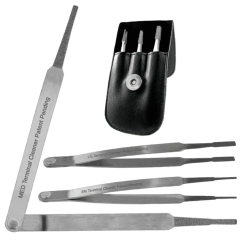 SET 3 PINZAS CON PUNTAS DIAMANTADAS PARA LIMPIAR FICHAS Y TERMINALES IPA